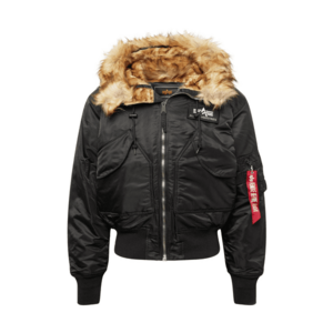 ALPHA INDUSTRIES Téli dzseki '45P' fekete / fehér kép