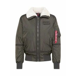 ALPHA INDUSTRIES Téli dzseki khaki / piros / gyapjúfehér kép