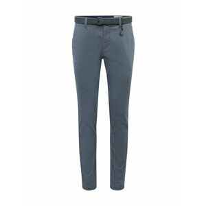 TOM TAILOR DENIM Chino nadrág antracit / fehér kép