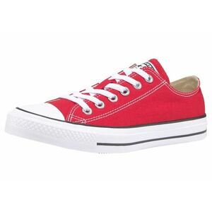 CONVERSE Rövid szárú sportcipők 'Chuck Taylor All Star Ox' piros / fekete / fehér kép