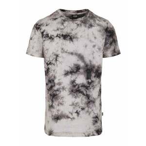 Urban Classics Póló 'Black Tie Dye Tee' fekete / fehér kép