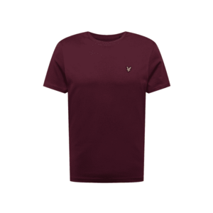 Lyle & Scott Póló aranysárga / burgundi vörös / fekete kép