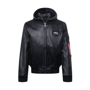 ALPHA INDUSTRIES Átmeneti dzseki 'MA-1 D' fekete / fehér kép