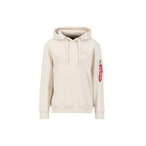 ALPHA INDUSTRIES Tréning póló világos bézs / kárminvörös / fehér kép