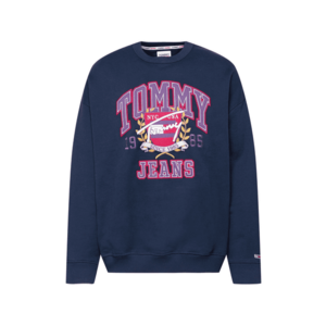 Tommy Jeans Tréning póló 'College' éjkék / lila / fehér kép