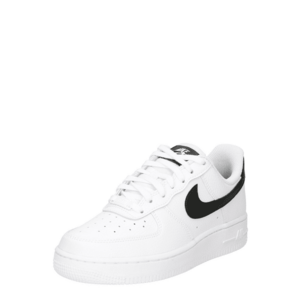 Nike Sportswear Rövid szárú sportcipők 'AIR FORCE 1 07' fekete / fehér kép