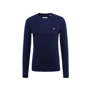 LEVI'S ® Pulóver 'Original Housemark Sweater' sötétkék / rózsaszín kép