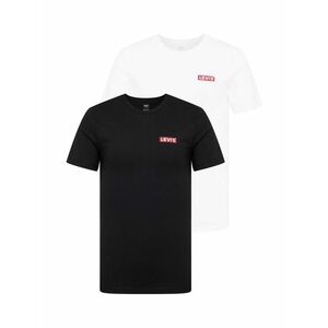 LEVI'S ® Póló '2 Pack Crewneck Graphic' piros / fekete / fehér kép