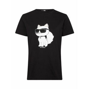 Karl Lagerfeld Póló 'Ikonik 2.0 Choupette' fekete / fehér kép