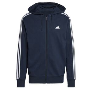 ADIDAS SPORTSWEAR Sport szabadidős dzsekik 'Essentials French Terry 3-Stripes ' sötétkék / fehér kép