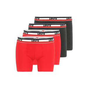 LEVI'S ® Boxeralsók antracit / piros / fehér kép