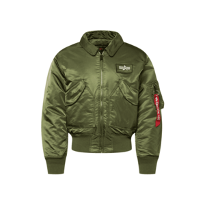 ALPHA INDUSTRIES Átmeneti dzseki 'CWU 45' olíva / sötétvörös / fehér kép