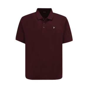 Lyle & Scott Big&Tall Póló sárga / burgundi vörös / fekete kép