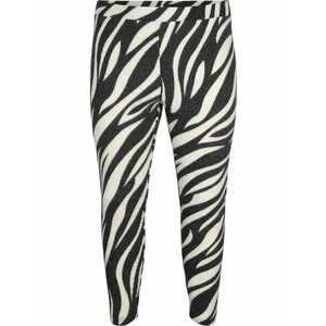 Zizzi Leggings fekete / fehér kép