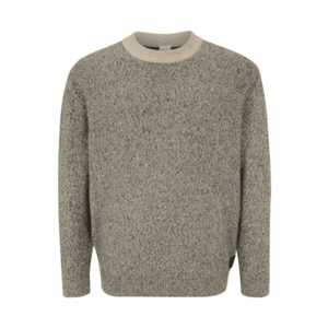 Jack & Jones Plus Pulóver 'SPACE' bézs / sötét bézs / fekete kép