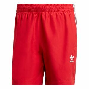 ADIDAS ORIGINALS Rövid fürdőnadrágok 'Adicolor' piros / fehér kép