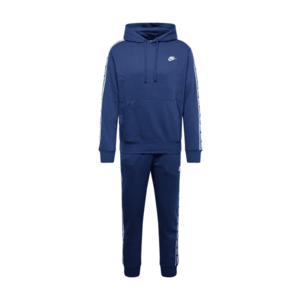 Nike Sportswear Jogging ruhák 'CLUB FLEECE' tengerészkék / fehér kép