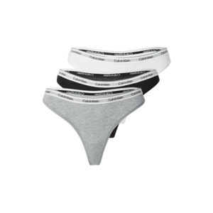 Calvin Klein Underwear String bugyik szürke / fekete / fehér kép