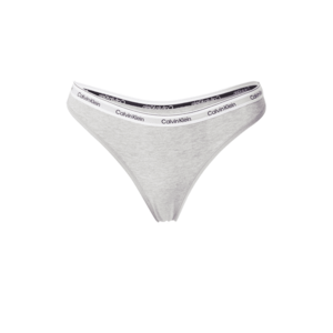 Calvin Klein Underwear String bugyik szürke melír / fekete / fehér kép