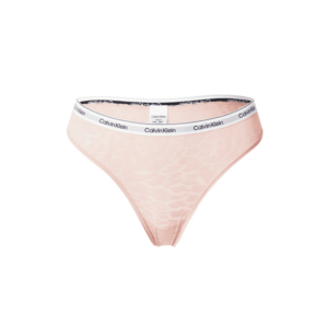 Calvin Klein Underwear String bugyik púder / fekete / piszkosfehér kép