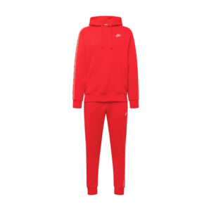 Nike Sportswear Jogging ruhák 'CLUB FLEECE' piros / fehér kép