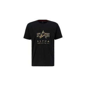 ALPHA INDUSTRIES Póló 'Camo PP T' barna / khaki / zöld melír / fekete kép