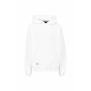 ALPHA INDUSTRIES Tréning póló 'Logo BP Hoody' fekete / fehér kép