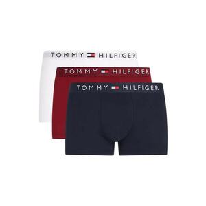 Tommy Hilfiger Underwear Boxeralsók rubinvörös / fekete / piszkosfehér kép