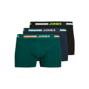 JACK & JONES Boxeralsók 'JACScott' tengerészkék / smaragd / narancs / fekete kép