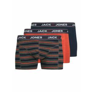 JACK & JONES Boxeralsók 'Jacjohn' tengerészkék / szürke melír / narancssárga melír / fehér kép