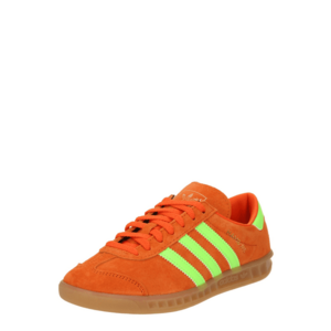 ADIDAS ORIGINALS Rövid szárú sportcipők 'Hamburg' neonzöld / sötét narancssárga kép