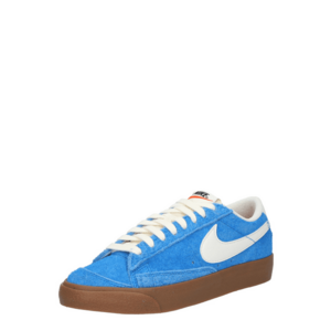 Nike Sportswear Rövid szárú sportcipők 'Blazer '77 Vintage' neonkék / fehér kép