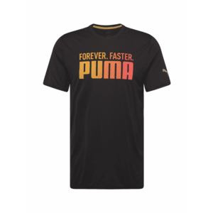 PUMA Funkcionális felső 'Forever. Faster.' sárga / korál / fekete kép