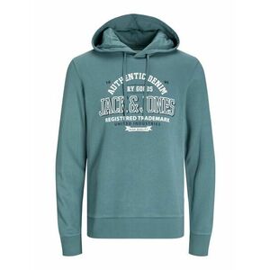 JACK & JONES Tréning póló tengerészkék / ciánkék / fehér kép