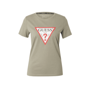 GUESS Póló khaki / piros / fekete / fehér kép