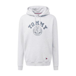 Tommy Jeans Tréning póló zafir / világosszürke / piros / fehér kép