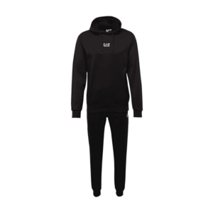 EA7 Emporio Armani Jogging ruhák fekete / fehér kép