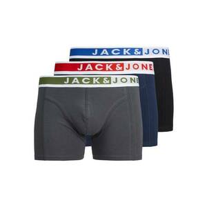 JACK & JONES Boxeralsók 'JACKARIM' tengerészkék / szürke / vérvörös / fekete kép