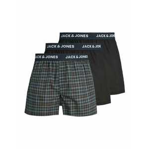 JACK & JONES Boxeralsók 'JACPAUL' tengerészkék / zöld / fekete / fehér kép