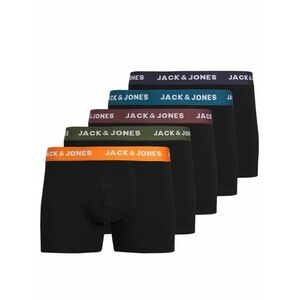 JACK & JONES Boxeralsók 'JACOliver' olíva / narancs / fekete / fehér kép