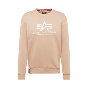 ALPHA INDUSTRIES Tréning póló őszibarack / fehér kép