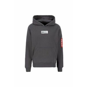 ALPHA INDUSTRIES Tréning póló szürke / vérvörös / fehér kép