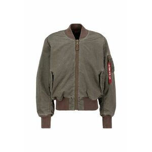 ALPHA INDUSTRIES Átmeneti dzseki 'MA-1' szürke / piros / fehér kép