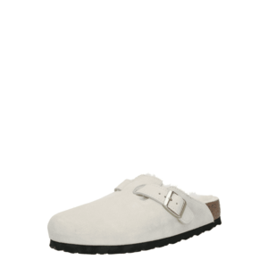 BIRKENSTOCK Papucs 'Boston Shearling LEVE' gyapjúfehér kép