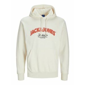 JACK & JONES Tréning póló 'JORBRONX' narancsvörös / fekete / gyapjúfehér kép