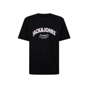 JACK & JONES Póló 'JORBRONX' pasztellila / fekete kép