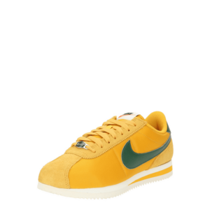 Nike Sportswear Rövid szárú sportcipők 'CORTEZ' sárga / sötétzöld kép