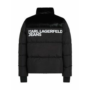 KARL LAGERFELD JEANS Téli dzseki fekete / fehér kép