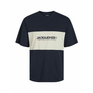 Jack & Jones Plus Póló tengerészkék / fehér kép