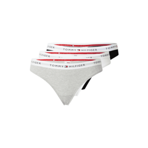 Tommy Hilfiger Underwear String bugyik szürke / fekete / fehér kép